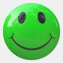 Search for green face stickers Lime