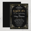Search for dinner club invitations Black and gold