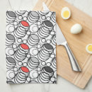 Search for geometry tea towels Black