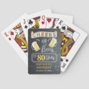 Search for 80th birthday playing cards 80 years
