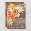 Search for autumn leaves the birthday invitations Fall birthday party