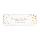 Search for gold dots return address labels Simple