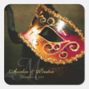 Search for masquerade wedding stickers Mardi gras