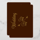 Search for rich brown invitations Minimalist