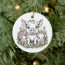 Search for piglet christmas tree decorations Baby pig