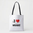 Search for music tote bags Musical notes