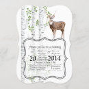 Search for buck and doe wedding invitations Deer