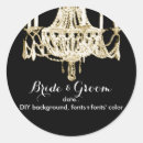 Search for black chandelier stickers Vintage