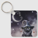 Search for halloween cat key rings Crescent moon