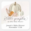 Search for little pumpkin baby shower stickers Script