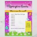 Search for spring flyers Colourful