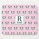 Search for cute panda mousepads Pink