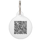 Search for qr code pet tags Black and white