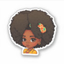 Search for african american hair stickers Afro
