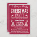 Search for retro cocktail christmas invitations Red