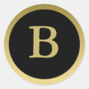 Search for gold b stickers Elegant