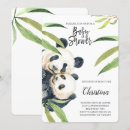 Search for baby panda invitations Greenery