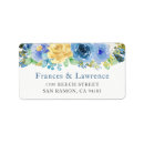 Search for blue roses return address labels Garden