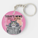 Search for witty round key rings Cat