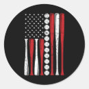 Search for baseball flag stickers Patriotic
