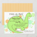 Search for dinosaure baby shower invitations Gender neutral shower