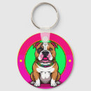 Search for bulldog key rings Cartoon