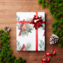 Search for red cardinal christmas wrapping paper Pine