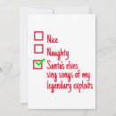 Search for woman christmas cards Santa