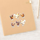 Search for chicken hen bird stickers Farm