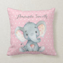 Search for pink elephant cushions New baby