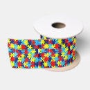 Search for autism puzzle ribbon Support