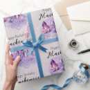 Search for amethyst wrapping paper Birthday