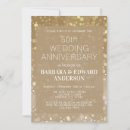 Search for 50th wedding anniversary invitations Glitter