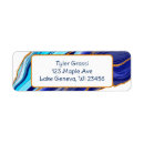 Search for blue marble return address labels Gold