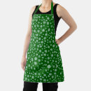 Search for snowflakes aprons Green