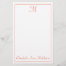 Search for monogram stationery paper White