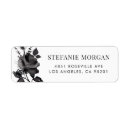 Search for black rose return address labels Modern
