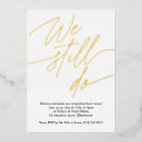 Search for we still do anniversary invitations Gold