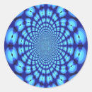 Search for hypnotic stickers Blue