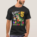Search for 5th dinosaur birthday tshirts Dad