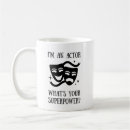 Search for comedy and tragedy masks mugs Actor