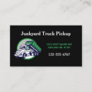 Search for garbage business cards Green