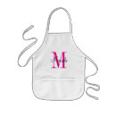 Search for kids monogram aprons Cooking