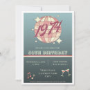 Search for disco 50th birthday invitations Groovy