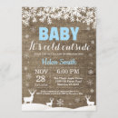 Search for deer baby boy shower invitations Baby its cold outside