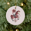 Search for carousel horse christmas tree decorations Merry go round