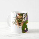 Search for green dragon mugs Illustration