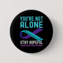 Search for suicide prevention awareness ribbon badges Teal