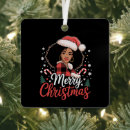 Search for black santa christmas tree decorations Winter