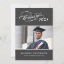 Search for grey graduation invitations Class of 2024